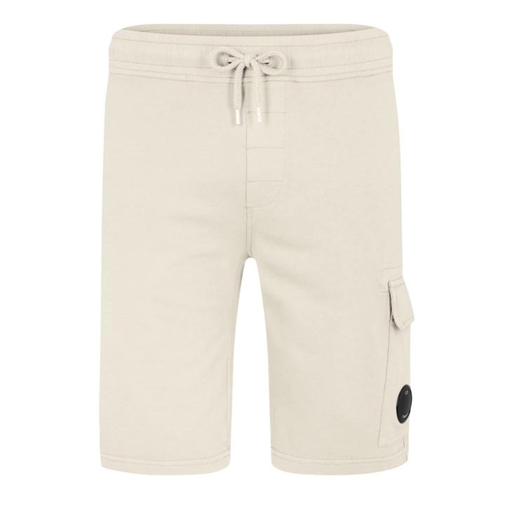 CP Company Micro Lens Fleece Shorts - Beige